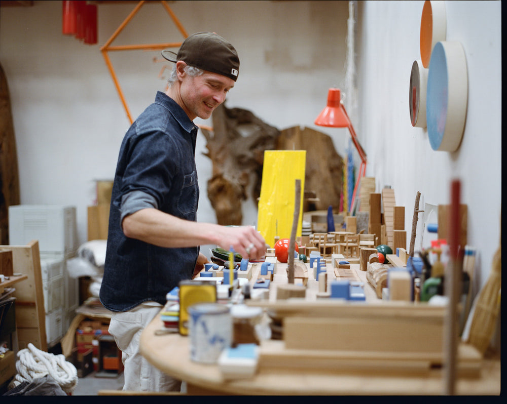 Gallery images of the Men’s Italian Denim Workshirt