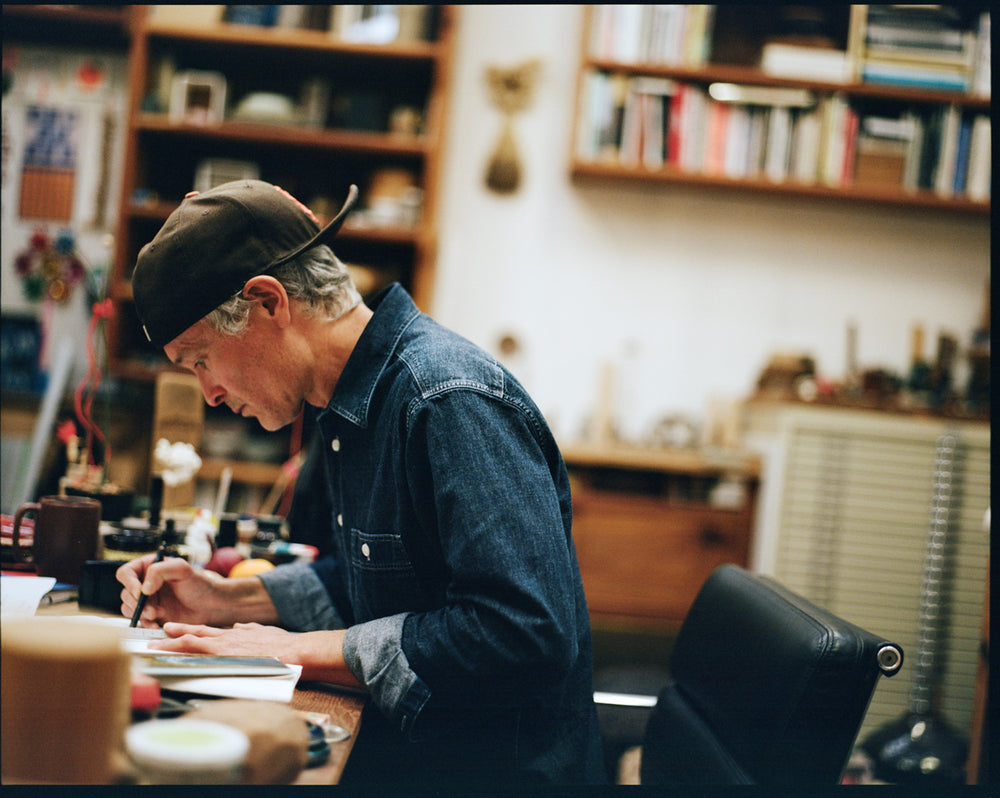 Gallery images of the Men’s Italian Denim Workshirt