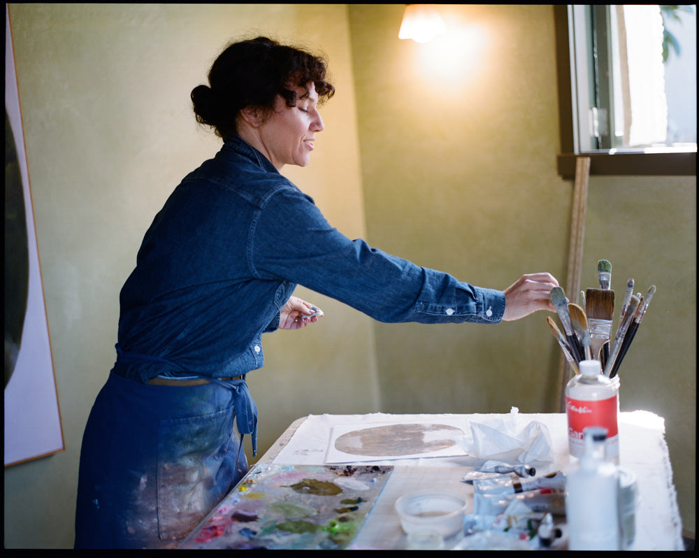 Gallery images of the Women’s Italian Denim Workshirt