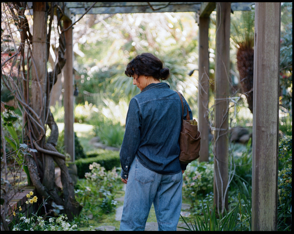 Gallery images of the Women’s Italian Denim Workshirt