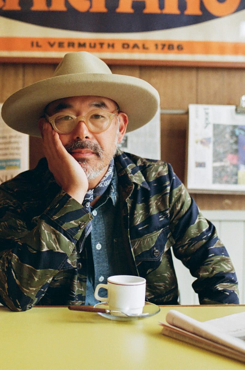 Gallery images of the TIGER STRIPE MAYFLY OVERSHIRT - MEN'S