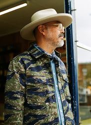 main TIGER STRIPE MAYFLY OVERSHIRT - MEN'S