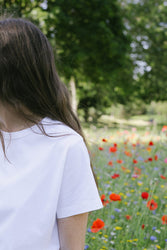 main Women's Mid-Weight Six Mile Tee - White (SAMPLE)