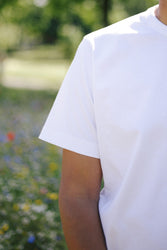 main Men's Mid-Weight Six Mile Tee - White (SAMPLE)