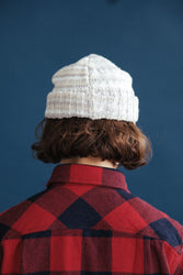 main Women’s Japanese Indigo Check Flannel Shirt (Red)