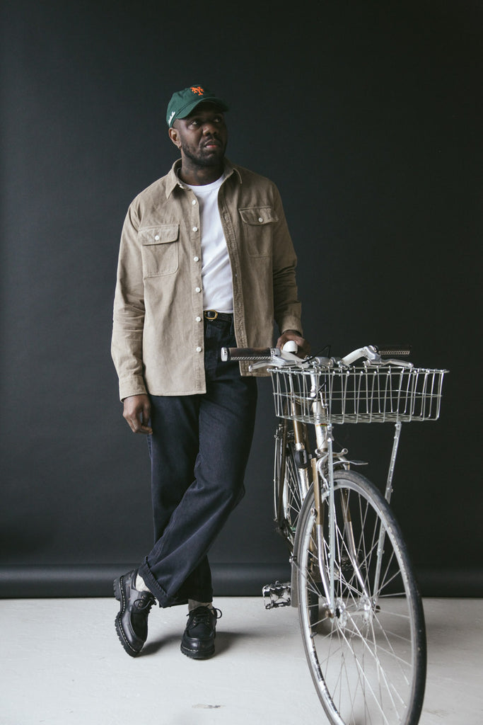 main Men’s French Corduroy Workshirt - Oat