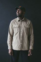 main Men’s French Corduroy Workshirt - Oat