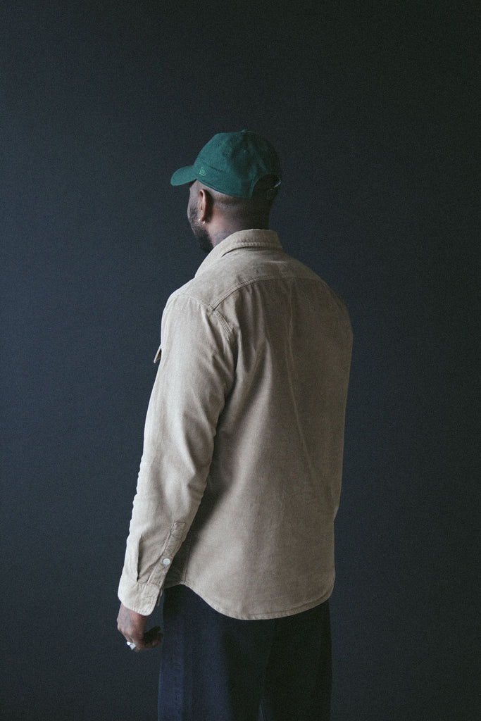 main Men’s French Corduroy Workshirt - Oat