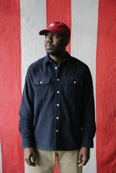 main Men’s French Corduroy Workshirt - French Navy