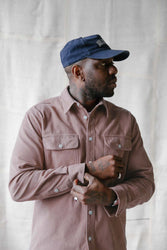 main Men’s French Corduroy Workshirt - Smokey Pink
