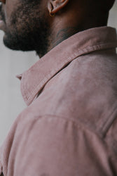 main Men’s French Corduroy Workshirt - Smokey Pink