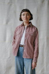main Women’s French Corduroy Workshirt - Smokey Pink