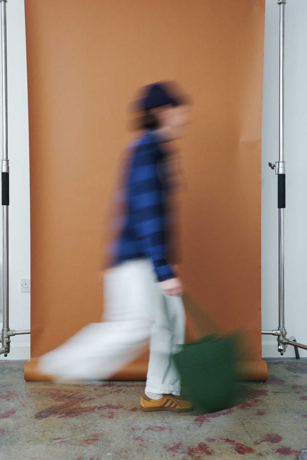Gallery images of the Women’s Japanese Indigo Check Flannel Shirt (Blue)