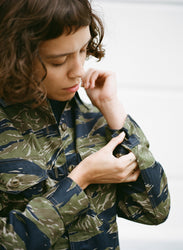 main TIGER STRIPE MAYFLY OVERSHIRT - WOMEN'S