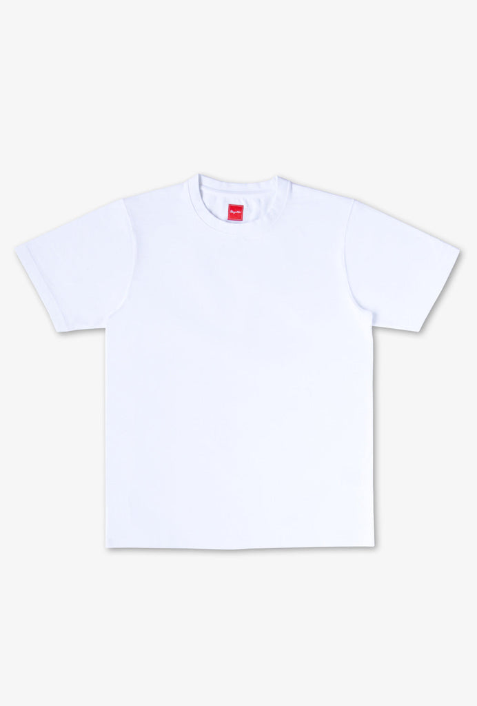 main Men's Mid-Weight Six Mile Tee - White (SAMPLE)