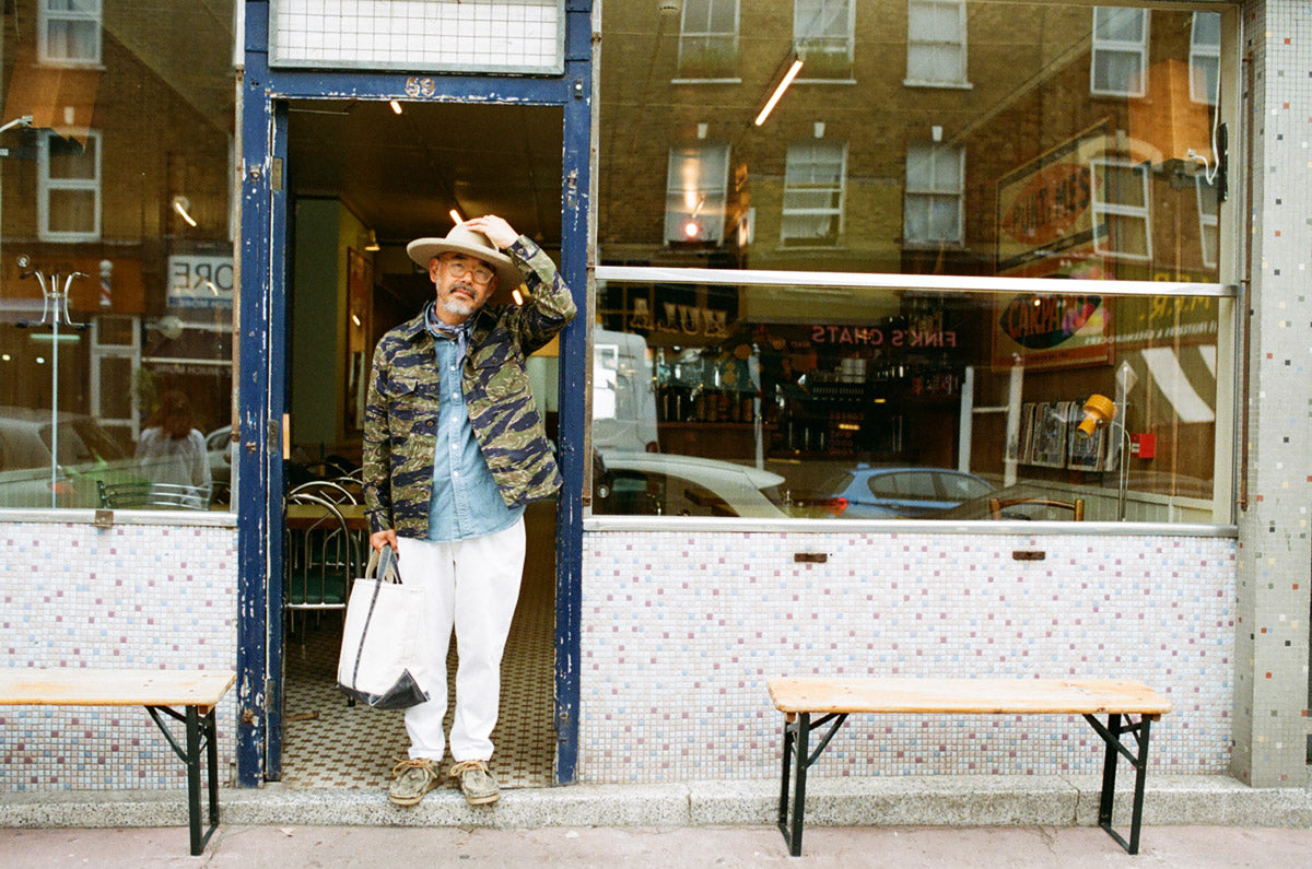 Gallery images of the TIGER STRIPE MAYFLY OVERSHIRT - MEN'S