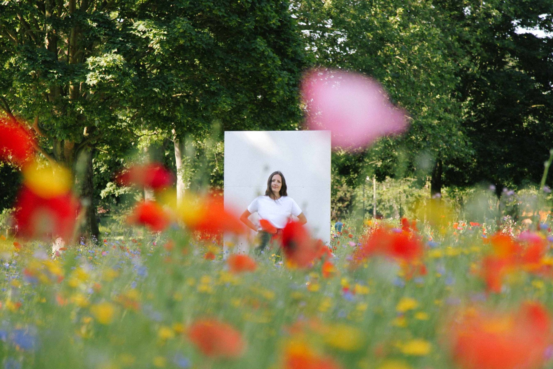 Gallery images of the White Six Mile Tee - Women's