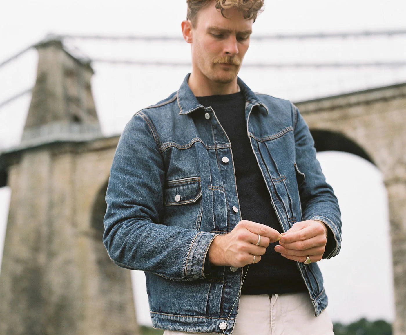 Gallery images of the MEN'S BATCH NO.9 - LIGHT VINTAGE WASH