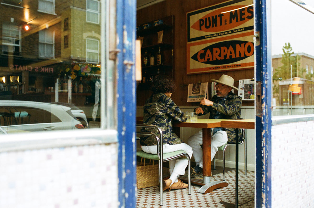 Gallery images of the TIGER STRIPE MAYFLY OVERSHIRT - WOMEN'S