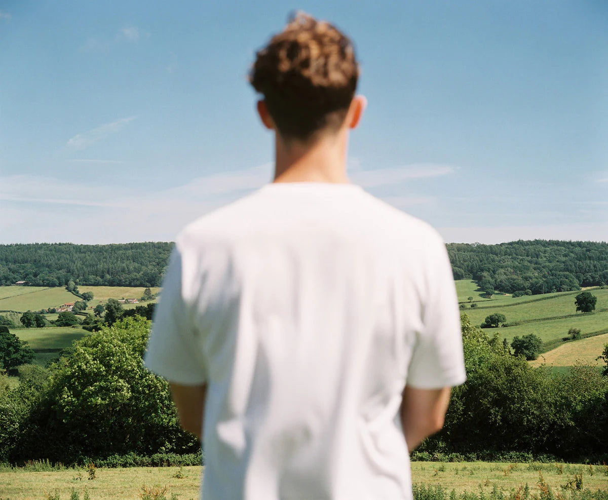 Gallery images of the Men's Six Mile Tee - White