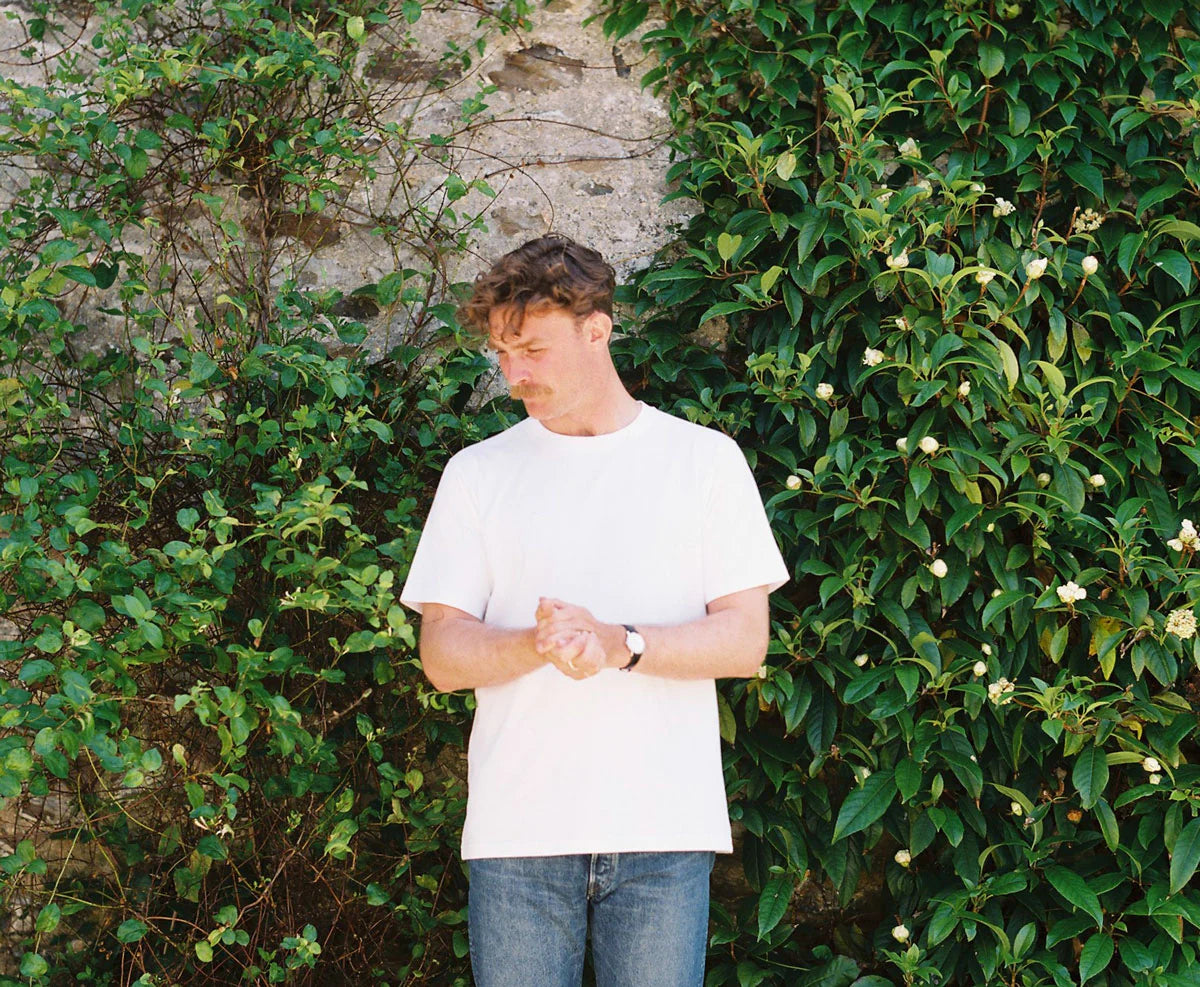 Gallery images of the Men's Six Mile Tee - White