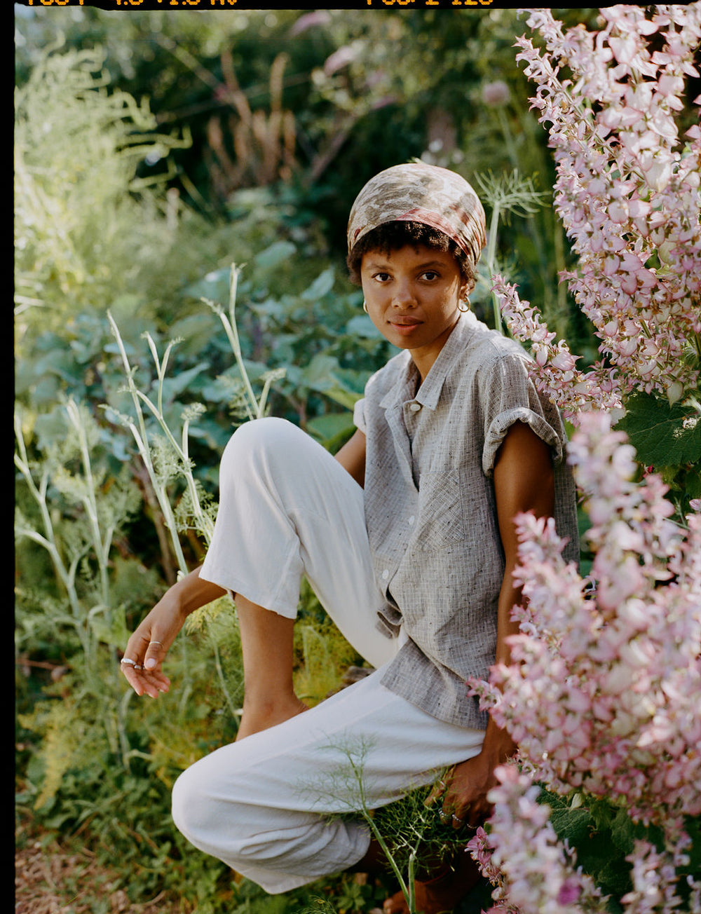 Gallery images of the Women’s Japanese Cotton Linen Shirt - Natural