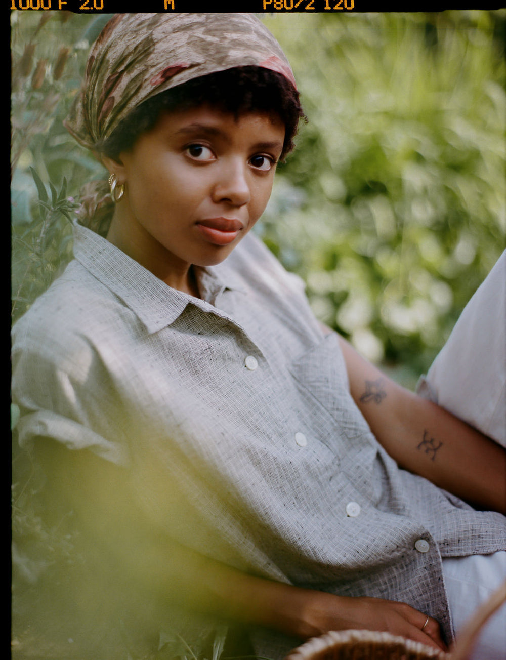 Gallery images of the Women’s Japanese Cotton Linen Shirt - Natural