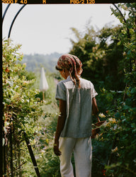 main Women’s Japanese Cotton Linen Shirt - Natural