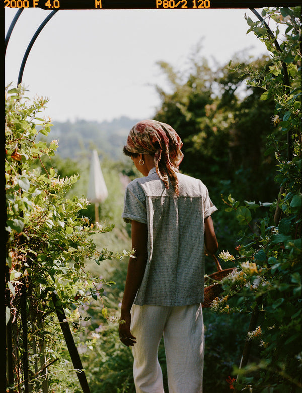 Women’s Japanese Cotton Linen Shirt - Natural