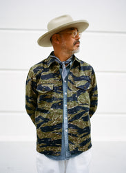 main TIGER STRIPE MAYFLY OVERSHIRT - MEN'S