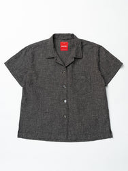 main Women’s Japanese Cotton Linen Shirt - Black