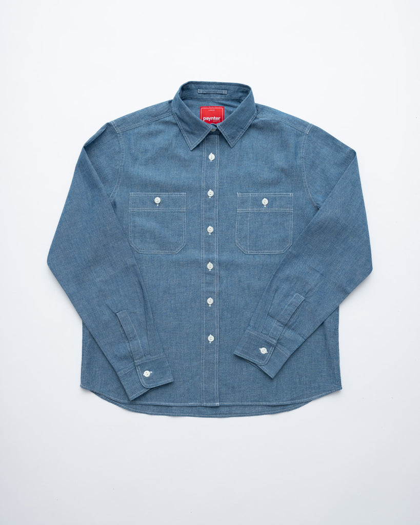 main Women’s Japanese Indigo Chambray Workshirt (Sample)