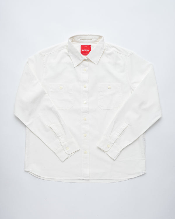Women’s Japanese Ecru Chambray Workshirt (Sample)