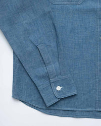 main Women’s Japanese Indigo Chambray Workshirt (Sample)