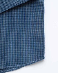 main Women’s Japanese Indigo Micro Check Workshirt (Sample)