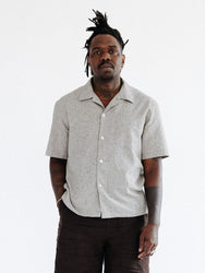 main Men’s Japanese Cotton Linen Shirt - Natural
