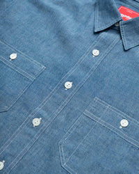 main Men’s Japanese Indigo Chambray Workshirt (Sample)