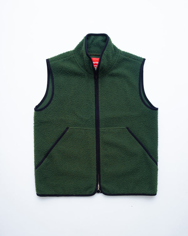 THE CASENTINO BLANKET VEST - GREEN (Sample)