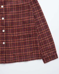 main WOMEN'S RED CHECK EASY SHIRT (Hip Pocket Sample)