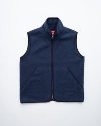 main THE CASENTINO BLANKET VEST - NAVY (Sample)