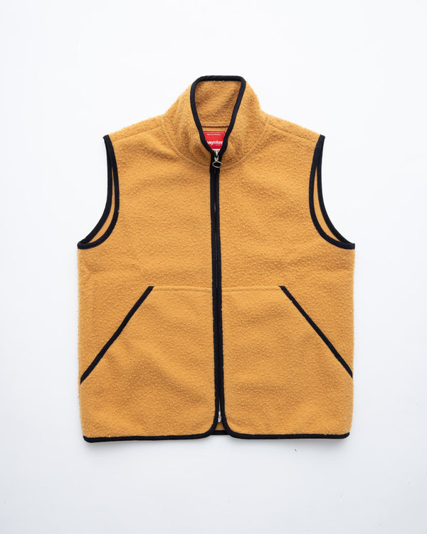THE CASENTINO BLANKET VEST - YELLOW (Sample)
