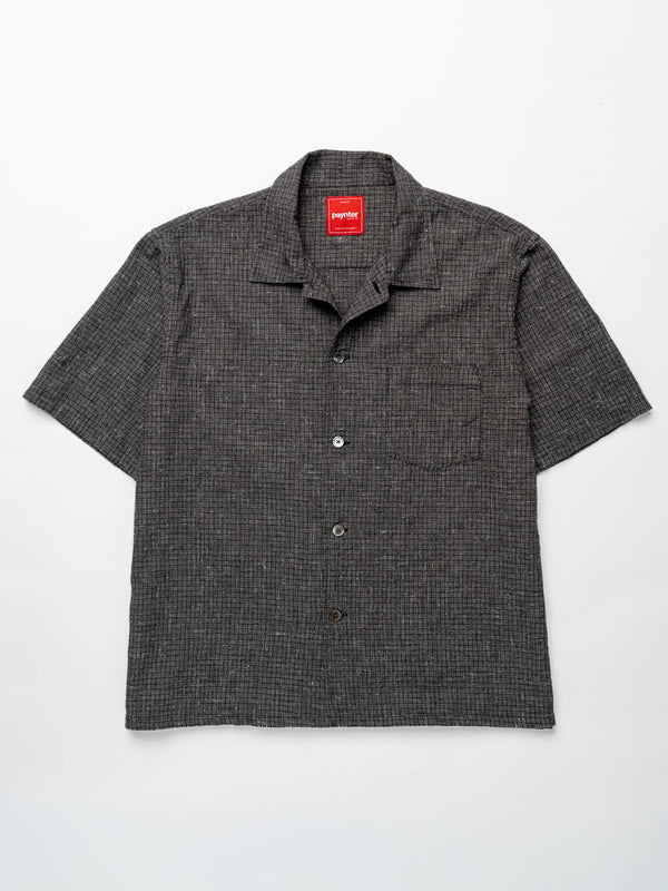 Men’s Japanese Cotton Linen Shirt - Black