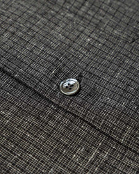 main Men’s Japanese Cotton Linen Shirt - Black