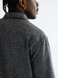 main Men’s Japanese Cotton Linen Shirt - Black