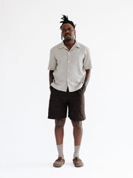 main Men’s Japanese Cotton Linen Shirt - Natural