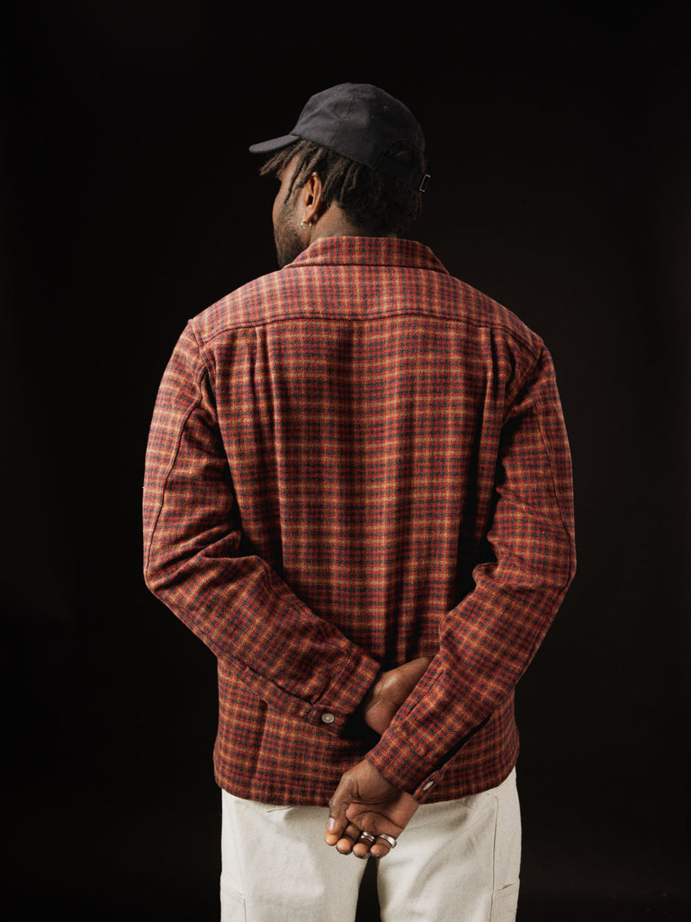 main MEN'S RED CHECK EASY SHIRT (Sample)