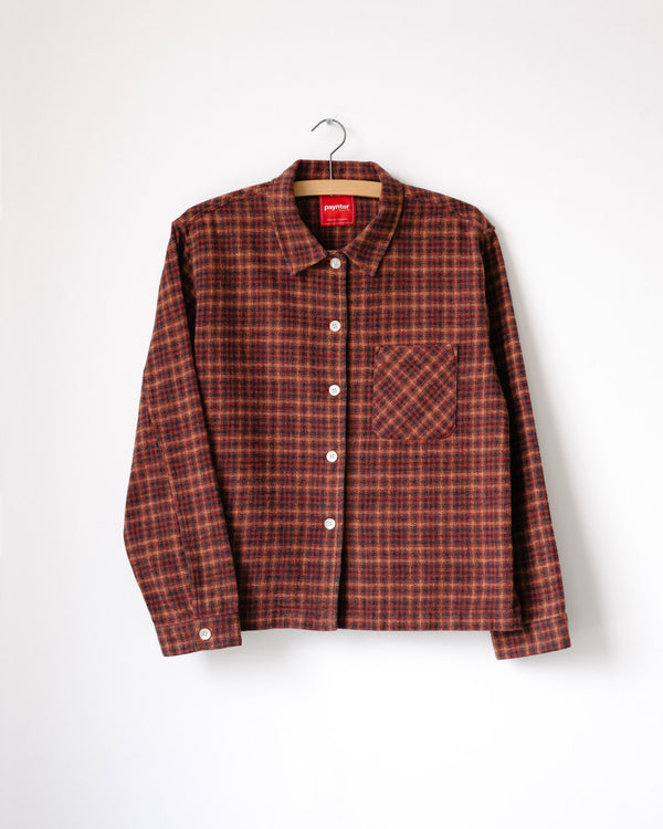 WOMEN'S RED CHECK EASY SHIRT (Sample)