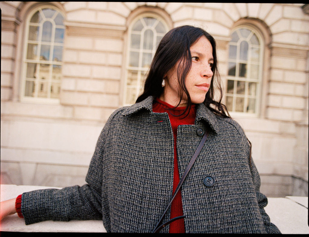 Gallery images of the WOMEN'S BATCH NO.25 - HARRIS TWEED MICRO CHECK